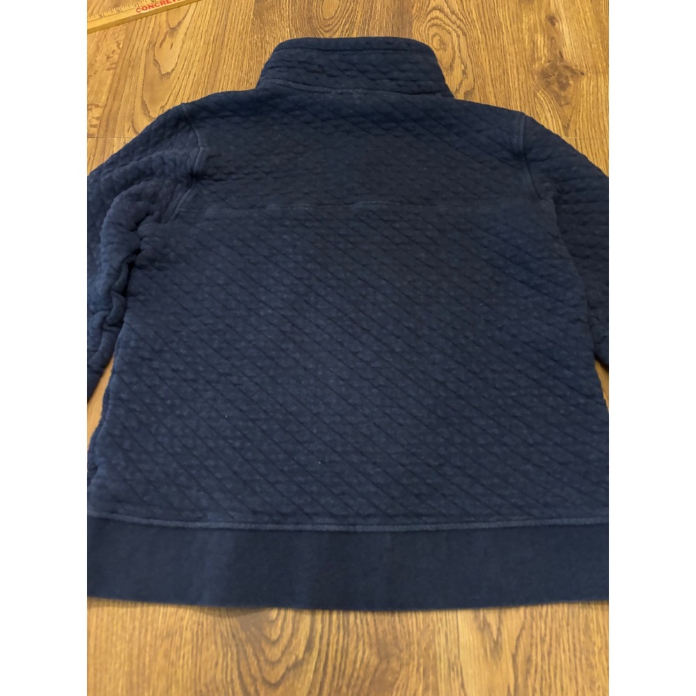 Patagonia Organic Cotton Quilt Snap-T Pullover Navy Magenta Medium - Picture 7 of 10